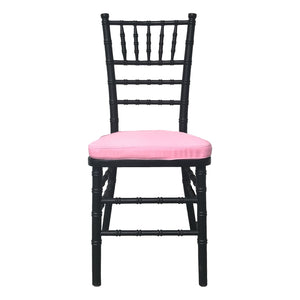 Black Tiffany Chair With Pink Cushion