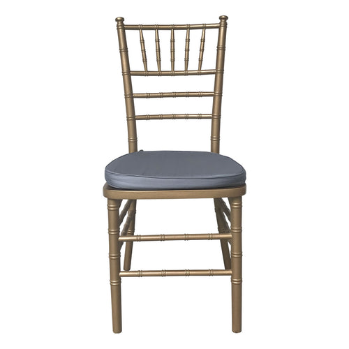 Gold Tiffany Chair With Grey Cushion