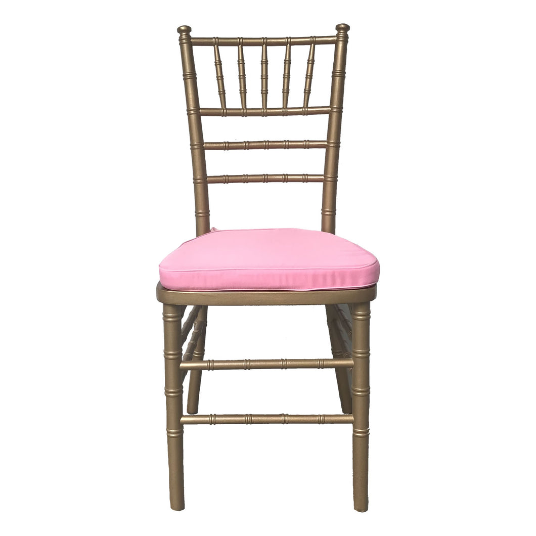 Gold Tiffany Chair With Pink Cushion